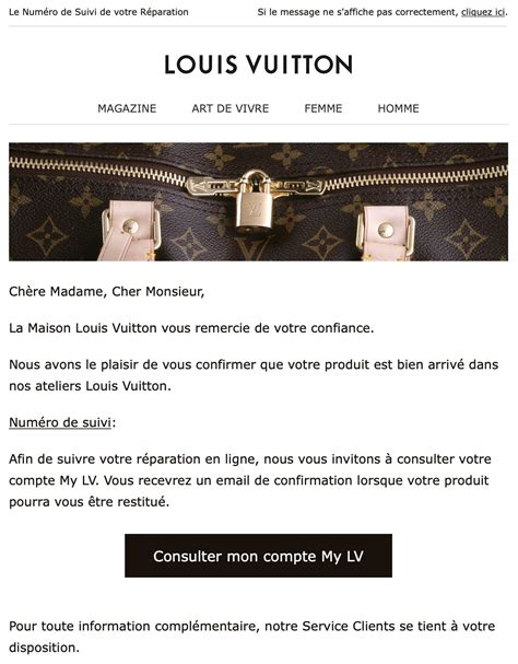 Louis Vuitton email